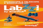 MICROSCOPE & TELESCOPE & BINOCULARS KITWith the telescope you can study the Moon, planets and bright stars, unravel the mysteries of the endless Cosmos and observe the most distant