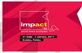 31 maja - 1 czerwca, 2017 Kraków, Polskaimpactcee.com/impact17_folder_pl.pdf · z praktykami biznesowymi. poznaj Poznaj wpływ transformacji cyfrowej na biznes, technologie i społeczeństwo.