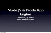 Node.JS & Node App Engine - O'Reillyvelocity.oreilly.com.cn/2011/ppts/cnode-app-engine.pdf · net & http • myNet.js • 在沙箱内替换node自带的net模块 • 将TCP端口监听映射为unix