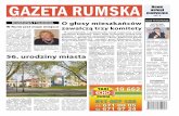 Nowe usługi medyczne - Gazeta Rumska.pl · 2018-01-05 · CENA 1,50 ZŁ tARumsKA.Pl NR 25 (67) 7 PAźDZIERNIKA 2010 DZIŚ W NUMERZE ROZMOWA TYGODNIA Nowe usługi medyczne str. 9
