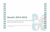 Zebranie wiejskie 092015 - Rozalin.net.plrozalin.net.pl/assets/Zebranie-wiejskie-w-Rozalinie...Rozalin 2014-2016 Inwestycje i wydarzenia 2014 i 2015 roku Plany i projekty na 2016 rok