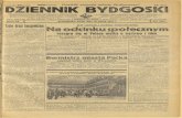 Dziennik Bydgoski, (R. 31), 1937, Nr 56.. n ^DZIENNIK BYDGOSKI", roda, dnia 10 marca 1937 r. Nr 58. Ze zjazdu Brasy katolickiej. (Ci g dalszy). r enie erotyki w powie ciach lub ryci