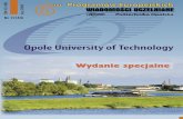 Opole University of Technology · C M Y K 2 11. ul pole a 48, 45–061 O wick o t a K. +48 77 456 50 85(87), fax: +48 77 456 50 84 el t.pl .opole -mail: wbud@po e o tw wnic budo a