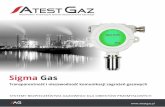 Sigma Gas - Atest-Gaz · Atest Gaz to wiodący polski producent innowacyjnych i niezawodnych ... (Sigma MOD LED, Sigma MOD DRV, Sigma MOD LCD). RS-485 (MOD BUS RTU) MOD BUS ASCII