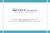 Sprawozdanie Zarządu z działalności PBS Finanse S.A. za ... · za rok zakończony dnia 31 grudnia 2016 roku . Sprawozdanie Zarządu z działalności PS Finanse S.A. w 2016 roku