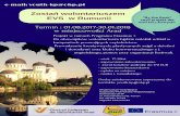 czyli projekt dla Zostań wolontariuszem EVS w Rumunii · EVS w Rumunii - wiek 17-30lat - zapewnione zakwaterowanie - zwrot kosztów podróż y do 170 EUR - zapewnione kieszonkowe