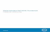 Stacja dokująca Dell WD19 Thunderbolt Podręcznik ...€¦ · Aktualizacja sterowników graficznych komputera ... interfejsuThunderbolt 3 (Type-C). Po podłączeniu notebooka do