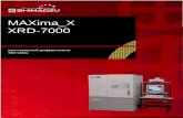 MAXima X XRD-7000...Черные металлы Качественный анализ органических и неорганических веществ, анализ включений.