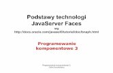 Podstawy technologi JavaServer Faceszofia.kruczkiewicz.staff.iiar.pwr.wroc.pl/wyklady/javapk/PK_3.pdf · JavaServer Faces i JSTL • Korzystanie z języka Expression Language (EL)