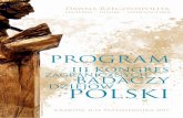 III Congress of International Researchers of Polish …...The Polish-Lithuanian Commonwealth: History, Memory, Legacy Antony Polonsky 18.15-18.45 WYKŁAD INAUGURACYJNY Sarmatyzm w