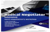 RADICAL NEGOTIATOR™ INTENSIVE - Oferta szkolenia · Od 2010 roku prowadzi warsztaty, szkolenia i konferencje dla managerów, kupców i sprzedawców czołowych korporacji, spędzając