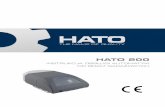 HATO 200hato.com.pl/images/do-pobrania/INSTRUKCJA-HATO-200.pdf · Pilot Zmiennokodowy HATO Zasilanie pilota CR2016 – 2szt (HP-004) / CR2016 - 3 szt (HP-003) Żarówka (podświetlenie