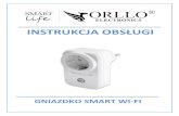INSTRUKCJA OBSŁUGI - Orllo.plorllo.pl/instrukcje/Gniazdko-Wi-FI.pdf1 Dziękujemy za okazane zaufanie i wybór produktu ORLLO. Niniejsza instrukcja zawiera informacje dotyczące specyfikacji
