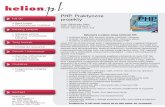 PHP. Praktyczne projekty - Helion · 2009-07-21 · PHP. Praktyczne projekty Autor: W³odzimierz Gajda ISBN: 978-83-246-0943-7 Format: 158×235, stron: 552 Wykorzystaj w praktyce
