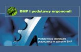 BHP i podstawy ergonomii - Chemiachemia.wpt.kpswjg.pl/bhp/bhp2.pdf · • Art. 211. Przestrzeganie przepisów i zasad bezpieczeństwa i higieny pracy jest podstawowym obowiązkiem