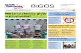 BIGOS - Junior Media · Śniadanie daje moc! w wykonaniu klasy III 8 listopada Europejskim Dniem Zdrowego Gotowania Dzieci wszystkich kontynentów - tydzień misyjny w naszej szkole
