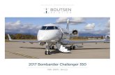 2017 Bombardier Challenger 350 - BOUTSEN AVIATION2017 Bombardier Challenger 350 MSN 20670 – 9H-JLG. 2 ... • Galley Equipment – 1x Microwave Oven • Coff ee / Espresso maker