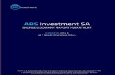 ABS Investment SAabsinvestment.pl/wp-content/uploads/2015/04/abs-raport...PENTAD INVESTMENTS SA 400.047 5,0006% 400.047 5,0006% TABELA 1: STRUKTURA AKCJONARIATU EMITENTA OPRACOWANA