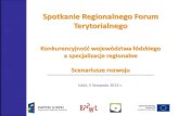 Spotkanie Regionalnego Forum Terytorialnego › mescms › attachments › attaches › 000 › 000 › ...W 2011 r. PKB województwa łódzkiego stanowił, podobnie jak w 2010 r.,
