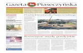Gazeta Piaseczyńska14 września 2016 •NR 5 (220) BIULETYN … · nych w latach ubiegłych przez GDD-KiA w planach docelowej rozbudowy drogi krajowej nr 79. W wyniku tego działania
