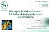 Wykorzystanie piłek edukacyjnychkongres.odnpoznan.pl/edycja2018/wp-content/uploads/...51-612 Wrocław Wykorzystanie piłek edukacyjnych EDUball w edukacji przedszkolnej i wczesnoszkolnej