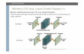 Monitory LCD (ang. Liquid Crystal Display) (1)rmantiuk.zut.edu.pl/data/wyklad_wyswietlacze.pdf · 2017-06-08 · Graﬁka komputerowa Monitory LCD (ang. Liquid Crystal Display) (3)