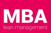 MBA - BB-Med€¦ · J Autonomiczne Utrzymanie Ruchu (Autonomous Maintenance) – budowa-nie zaangażowania operatorów w obsługę maszyn, redukcja przestojów J Podstawy Planowanego