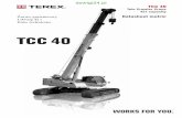 TCC40 - Żurawie i maszyny budowlane · 2 CONTENTS TCC 40 INDEX · INHALT · INDICE · INDICE · INDICE · СОДЕРЖАНИЕ · Spis treści Page · Page · Seite · Pagina ·