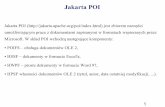 Jakarta POI - Jagiellonian Universityusers.uj.edu.pl/~ciesla/java/java_08.pdf · HSSF w skrócie 2 odczyt i zapis arkusza: POIFSFileSystem fs = new POIFSFileSystem(new FileInputStream("input.xls"));