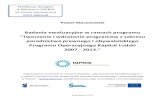 Badania ewaluacyjne w ramach programuinpris.pl/fileadmin/user_upload/documents/pomoc... · 4 Opis dokonano na podstawie konkursów DWF_5.4.2_2_2008 DWF_5.4.2_5_2010 powołanych w