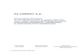 PZ CORMAY S.A. - Bankier.pl...2015/04/30  · W tej kategorii prezentowane są posiadane przez PZ Cormay S.A. akcje zwykłe spółki Orphée S.A.w ilości 19 304 tys. sztuk. Na dzień