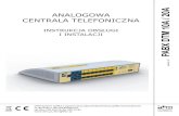 ANALOGOWA / 20A CENTRALA TELEFONICZNA ABX DTM 10A€¦ · Schemat instalacji centrali DTM10A/20A 16. Połączenia sieciowe 16.1. Kabel do łączenia się z centralą poprzez sieć