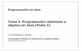 Tema03A-POO en Java - colimbo.net€¦ · zJNI (Java Native Interface), interfaz estándar para programadores de C y C++. public native int nombreMetodo(); Title: Microsoft PowerPoint
