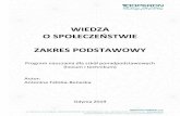 WIEDZA - Operon.pl€¦ · Wiedza o społeczeństwie to przedmiot interdyscyplinarny korzystający z dorobku nauk społecznych i humanistycznych. Bazuje także na wiedzy i umiejętnościach