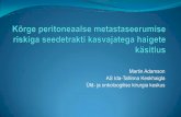Martin Adamson AS Ida-Tallinna Keskhaiglaµrge perito(1).pdf · Archer AG, Sugarbaker PH and Jelinek JS. Radiology of peritoneal carcinomatosis. In Sugarbaker PH (ed); Peritoneal