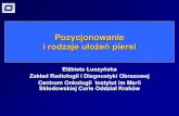 Pozycjonowanie - Polskie Stowarzyszenie Techników ...pste.pl/images/pdf/Pozycjonowanie.pdf · Pozycjonowanie i rodzaje ułożeń piersi Projekcja „zrotowana” służy do wykluczenia