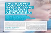 PROBLEMY DIAGNOZY V AUTYZMU I O ASPERGERAonline-press.pl/2018/pdf/fl/autyzm.pdf · 2018-01-24 · ZESPÓŁ ASPERGERA AUTYZM Wybiórcza intencja komunikacji – charakterystyczną