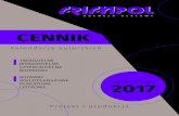 CENNIK - Arianpolarianpol.eu/files/downloads/arianpol_cennik-kalendarzy...Cennik kalendarium białeIlo˝˙ (szt.) Cena (zł netto/szt) 50 12,00 100 9,45 150 9,15 200 8,70 300 8,15