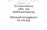 LIBROdot.com Cuentos de la Alhambra · 2011-10-04 · Librodot Cuentos de la Alhambra Washington Irving 2 El Palacio de la Alhambra En mayo de 1829, acompañado por un amigo, miembro