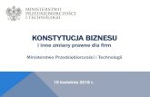 Prezentacja programu PowerPointfirma.um.warszawa.pl/.../07/1.-Konstytucja-Biznesu.pdf · KONSTYTUCJA BIZNESU Konstytucja Biznesu to pakiet pięciu ustaw. Najważniejsza to Prawo przedsiębiorców