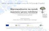 Wprowadzanie na rynek - efrwp.pl · zorganizowany (od 30.04.2018 – Konstytucja biznesu Ustawa Prawo przedsiębiorców art.5). Przychód nie przekracza miesięcznie 50% minimalnego