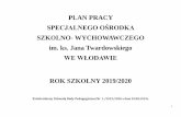 PLAN PRACYsosw.powiatwlodawski.pl/wp-content/uploads/2020/03/plan... · 2020-03-04 · Plan został opracowany w oparciu o : 1.Podstawowe kierunki realizacji polityki oświatowej