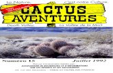 Numéro 15 - cactuspro · 2016-05-05 · Parc National de Death Valley, et que leur prélèvement est interdit. Texte & Photos J.Lodé, Dessin M. Hardy. REFERENCES BIBLIOGRAPHIQUES