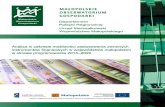 Analiza Instrumenty Inżynierii Finansowej Małopolska · finansowanie zewnętrzne kształtują się następująco: energetyka wiatrowa 426,4 mln zł, biogaz z oczyszczalni ścieków