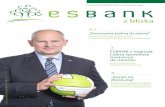 6-7 „Tworzymy jedną drużynę” 3 ESBANK z nagrodą Lidera ... · Gwarancji de minimis przyznaną przez Bank Gospodarstwa Krajowego 6-7. z życia Banku ESBANK Liderem Sprzedaży