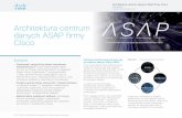 Architektura centrum danych ASAP frmy Cisco...Kluczowym wyróżnikiem firmy Cisco jest nasza zdolność do zintegrowania każdego elementu z architekturą ASAP i przekształcenia Twojej