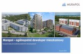 Murapol –ogólnopolski deweloper mieszkaniowy inwestorskie... · 2019-01-29 · Siewierz 1 4 3 4 6 5 1 2 5 2 2 2 Portfel projektów w budowie na koniec 2018 r. obejmował 37 inwestycji,
