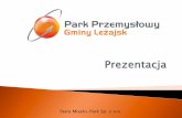 Stare Miasto-Park Sp. z o.o.sppt.pl/pl/files/library/aktualnosci/prezentacja_park... · 2017-02-02 · Sp. z o.o. Dwie działalności: komunalna i komercyjna 100% udziałów gminy