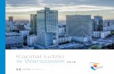 Kapitał ludzki w Warszawie - integrujemy branżę · Raport nie obejmuje pracowników sektora produkcyjnego. RYSUNEK 1: ... w Polsce prowadzi go Santander Bank Polska. ... employer
