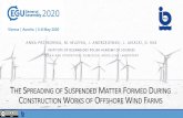 ANNA PRZYBORSKA, M. MUZYKA, J. ANDRZEJEWSKI, J. … · 2020-05-03 · the spreading of suspended matter formed during construction works of offshore wind farms anna przyborska, m.